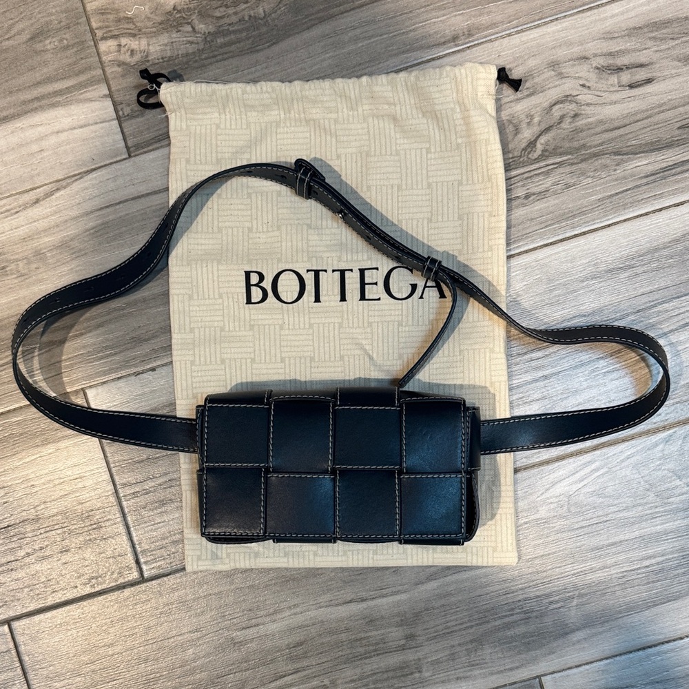 Bottega Veneta Blue Cassette Bag